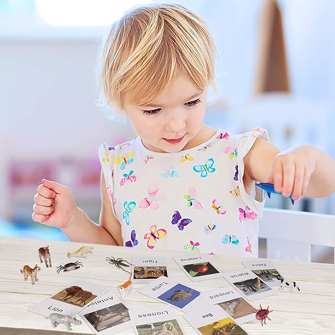 Montessori Animal Match Game Cards Marine Animal Matching Montessori Language Materials Toddlers Preschool Educational Learning Toys