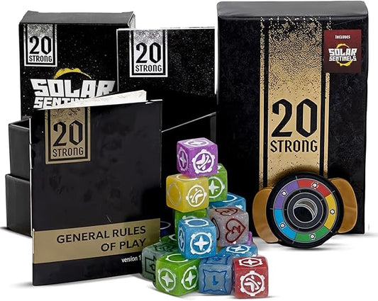 Chip Theory Games 20 Strong Solar Sentinels Base Strategy Game 1 Player Solo Game for Adults, Teens Ages 14+