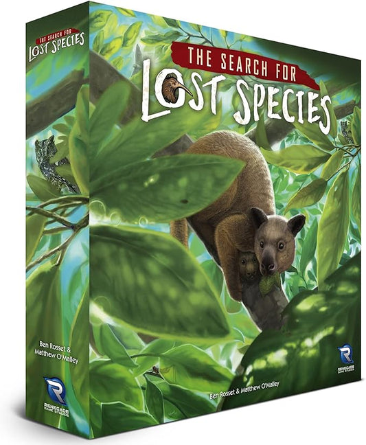 Renegade Games Studio The Search for Lost Species - Board Game, Renegade Games Original, Deduction Strategy Logic Animal Game, Ages 13+, 1-4 Players, 60-75 min