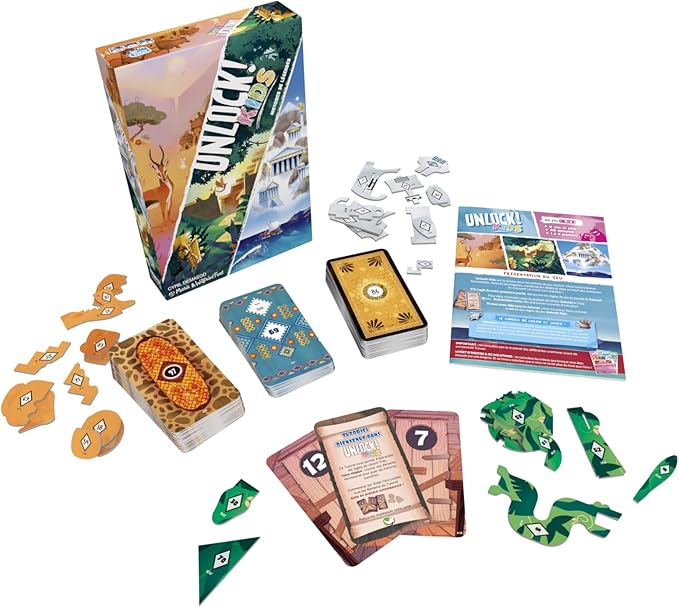 Unlock! Kids: Legend Stories Card Game - Escape Room Game for Kids and Adults, Cooperative Mystery Game for Family Game Night, Ages 6+, 1-4 Players, 20-60 Minute Playtime, Made by Space Cow