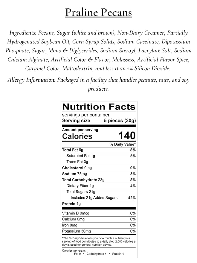 Heaton Pecans Glazed Praline Pecans, Candy Pecan Halves, Candied Pecans Gift Tin, Gourmet Snack, Holiday Nuts Gift, Mother's Day Gifts, Teacher Gifts, Birthday and More, Food Gifts, 1 lb Bag