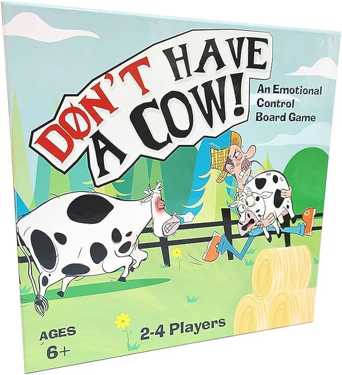Don't Have a Cow A CBT Therapy Game for Kids from The Creator of Don't Go Bananas - Counseling Games