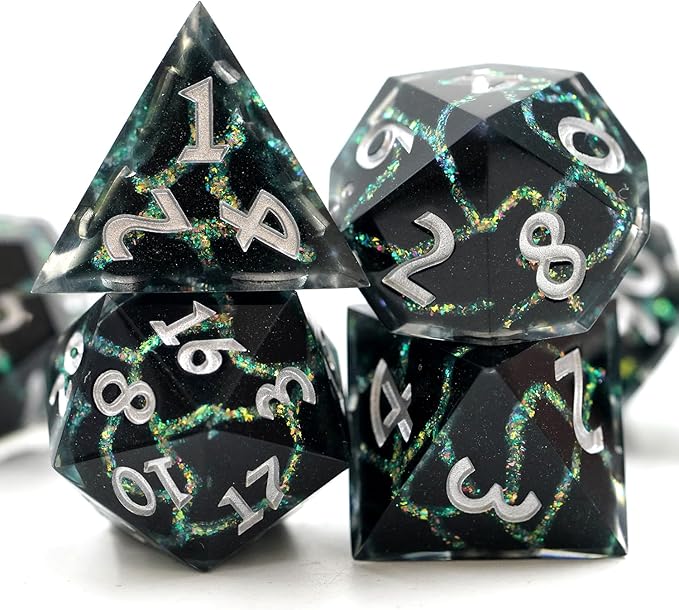 D&D Dice Set, Dungeons and Dragons Game Dice, DND Dice Gift Set for Role Playing Table Games