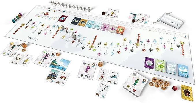 Tokaido Deluxe Board Game - Travel Adventure Strategy Game for Ages 8+, 2-5 Players, 45 Min Playtime by Funforge