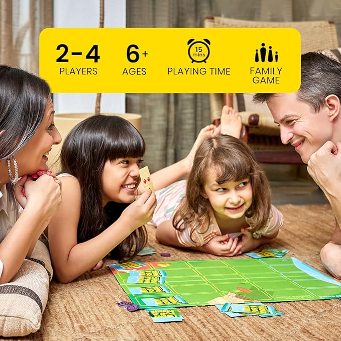 Card Game - I Went for a Picnic, Fun Memory Game for Kids Ages 6 and Up, Cognitive & Concentration Building, Gifts for Boys & Girls, 2-4 Players