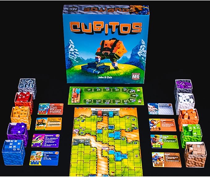 AEG Cubitos Board Game | Award-Winning Dice Racing Game | Push Your Luck Fun for The Whole Family | 2-4 Players | Ages 10+ | 30-45 Minute Playtime
