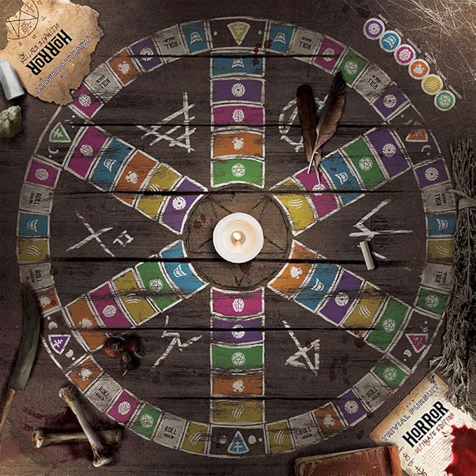 Trivial Pursuit Horror Ultimate Edition | Horror Trivia Game Featuring 1800 Questions from Classic Horror Films & Books | Collectible Trivia Board Game for Fans of Horror Movies