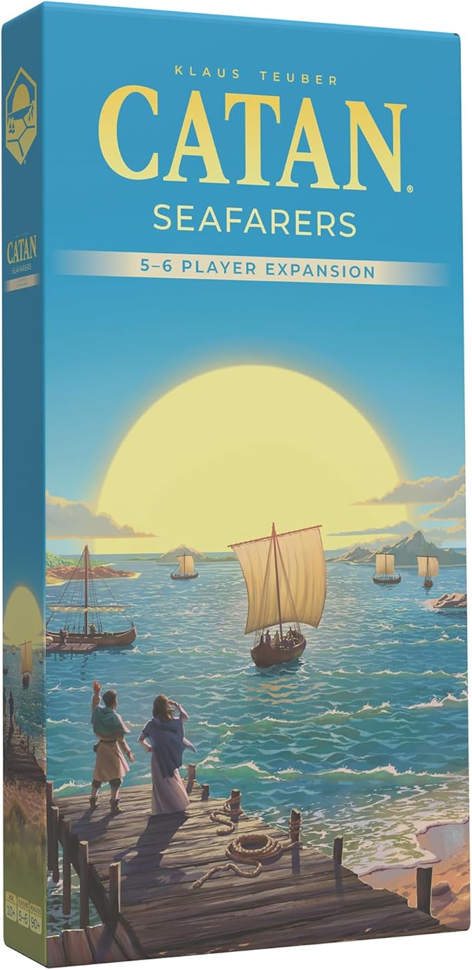 CATAN Seafarers 5-6 Player Board Game Expansion (6th Edition) Add More Players to Your Adventure, Strategy Game for Kids & Adults, Ages 12+, 3-6 Players, 60-90 Minute Playtime