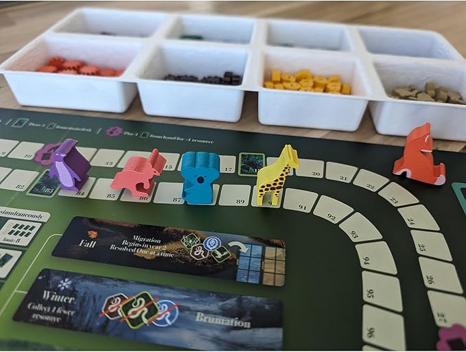 Biome Deluxe - Hand Management Board Game, Nature & Seasons, Strategy Tableau Building, Educational Game, Age 10+, 1-4 Players, 60+ Min