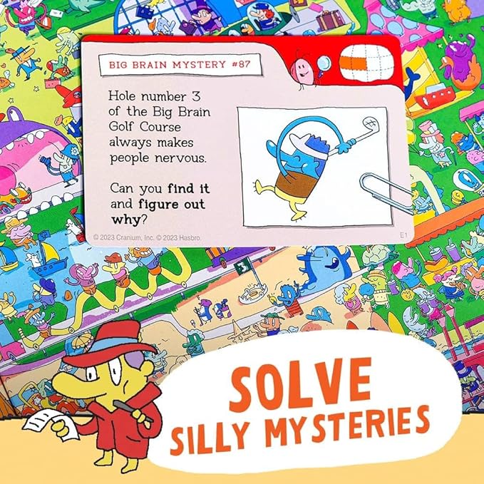 Funko Cranium Big Brain Detective Game for 1-4 Players Ages 5 and Up