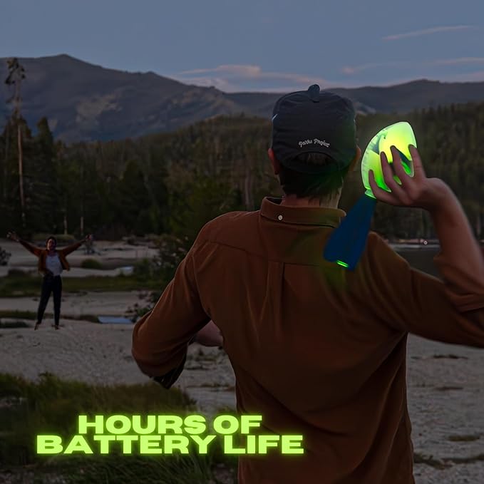 LIGHTRO - Foam Glow in The Dark Football - Super Bright - Smart LEDs - Batteries Included - Football Game for Kids 8 9 10 11 12 - A Perfect Birthday and Summer Gift