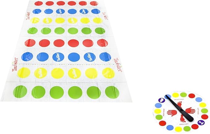 Hasbro Gaming Twister Ultimate: Bigger Mat, More Colored Spots, Family, Kids Party Game Age 6+; Compatible with Alexa (Amazon Exclusive)
