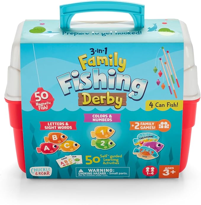 Chuckle & Roar Family Fishing Derby Learn While You Play Game