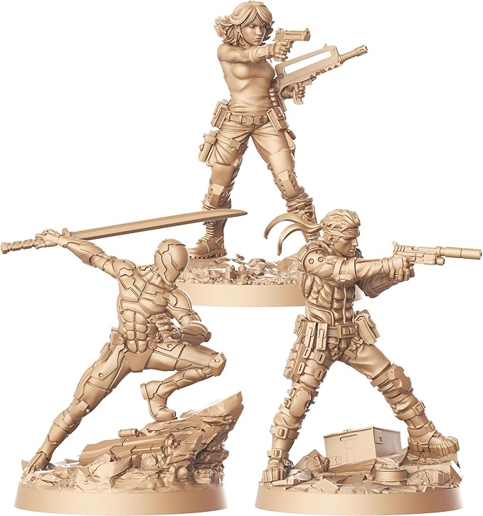 Metal Gear Solid The Board Game - Stealth & Strategy Gameplay, 14-Mission Campaign & 6 VR Missions, Iconic Characters & Boss Fights, Ages 14+, 1-4 Players, 60-90 Minute Playtime, Made by CMON