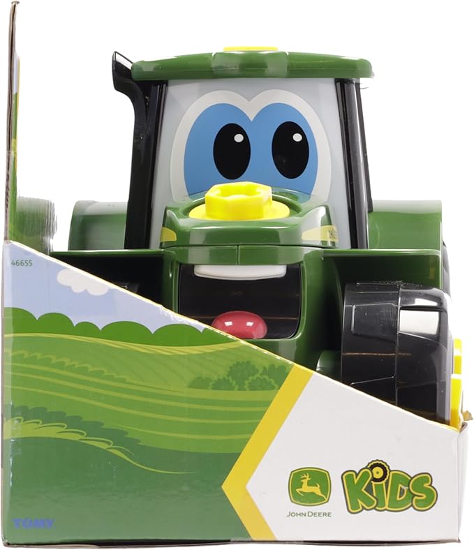 John Deere Tractor Toy and Toy Drill - Toddler STEM Take Apart Toys with 16 Individual Pieces and Kids Tools - Kids Building Toys Ages 3 Years and Up