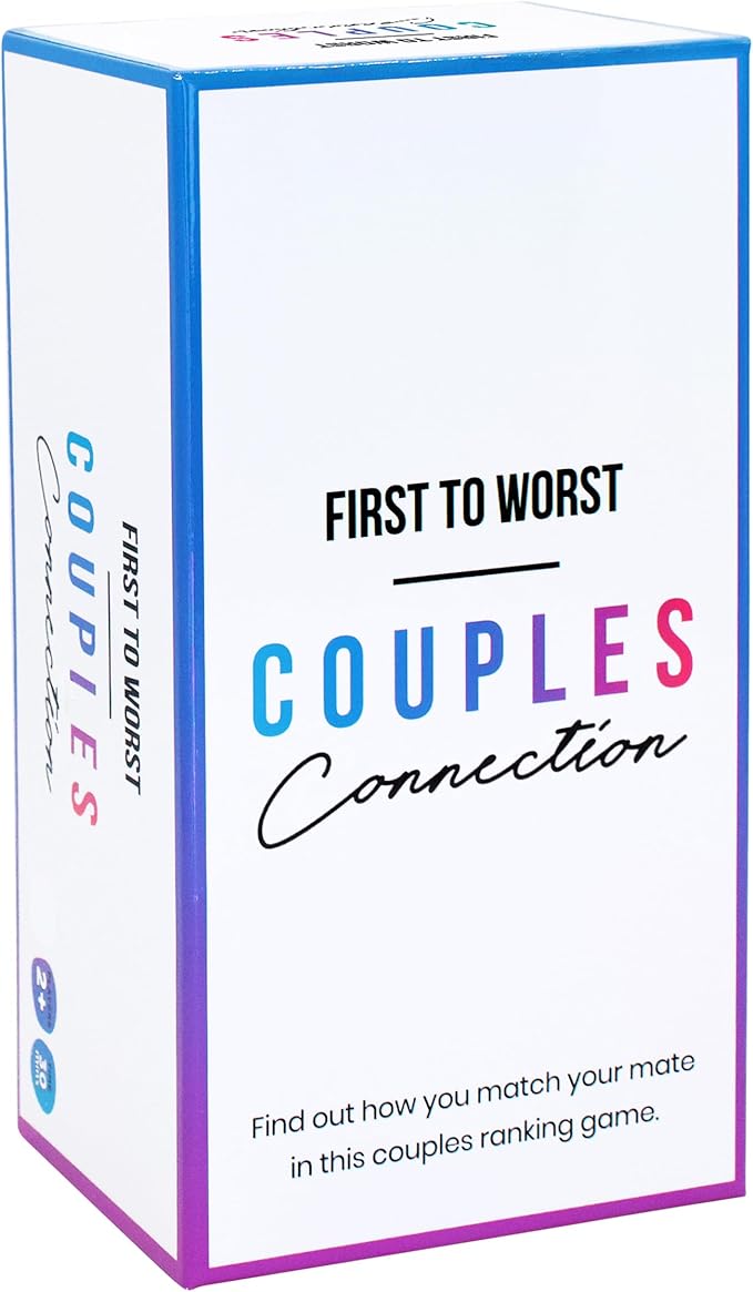 Couples Connection Party Game - The Game About How Your Mate Ranks Things - Adult Card Game for Partners, Husbands, Wives, Girlfriends, Boyfriends and Board Games Night with Your Group