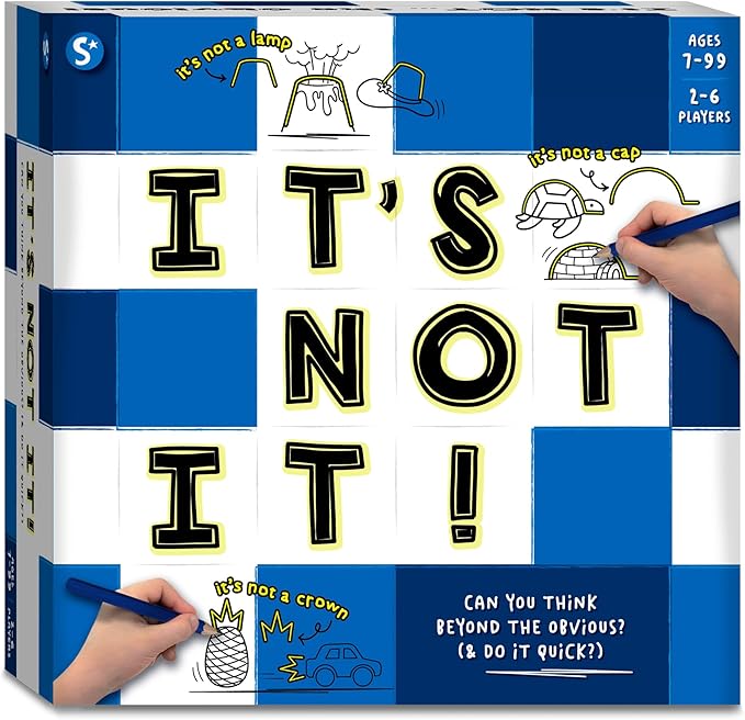 Skillmatics Card & Board Game - It’s Not It, Fast-paced Fun, Hilarious Drawing Game, Perfect for Families, Parties, and Game Nights, Race to Doodle, Gifts for Kids, Teens, Adults Ages 7, 8, 9, 10 & Up