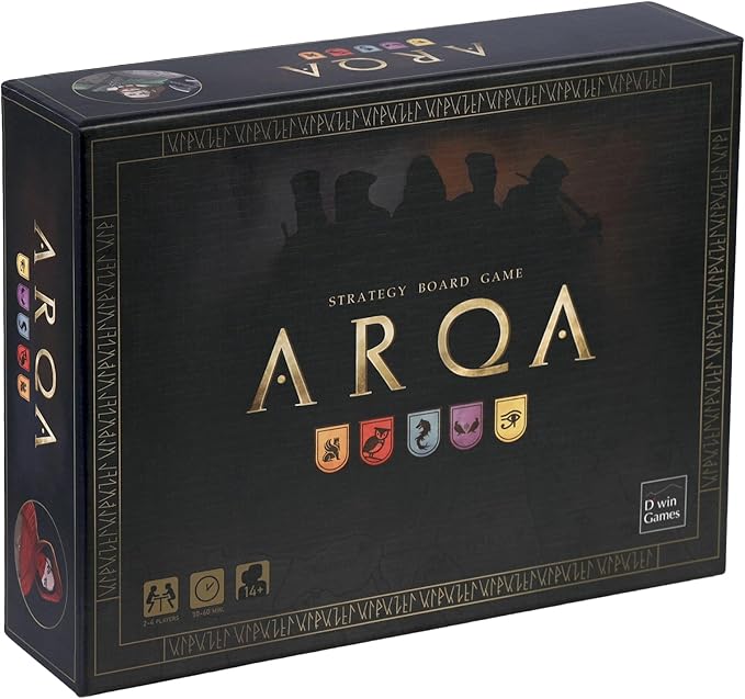ARQAs Historical Strategy Board Game, Epic Diplomacy Game for Adults, Teens, Chronicling Expanding Adventure Events, Witness Unforgettable Family Night Journey with ARQAs Classic Game for 2-4 Players