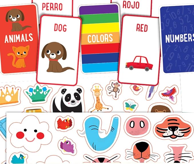 Parragon My First Big Activity Box for Kids Ages 3-5: Wipe Clean Boards, Activity Book, Game Cards, Reusable Stickers & Dry Erase Markers - Mazes, Search & Find, Games, & More!