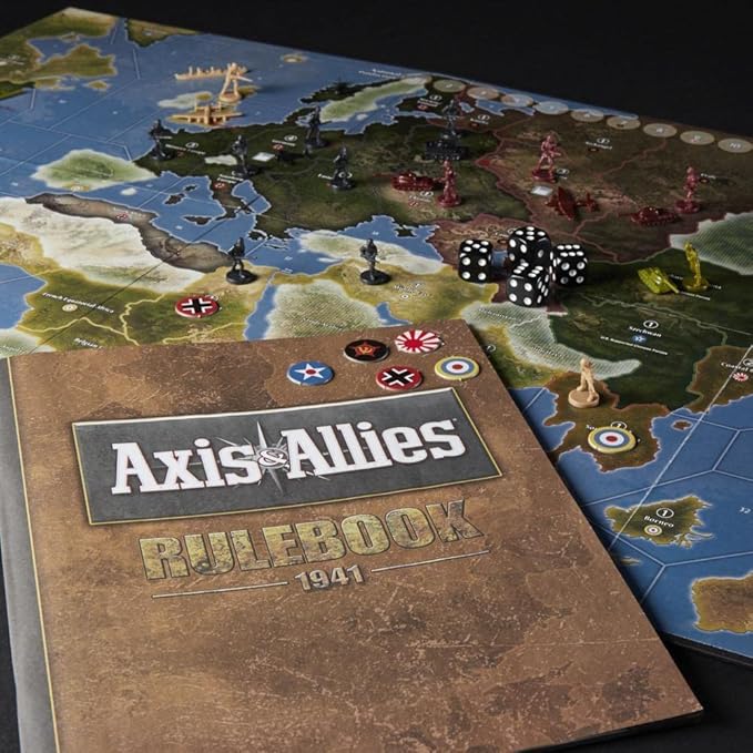 Avalon Hill Axis and Allies 1941 Board Game,5 players, Multicolor, 5 players