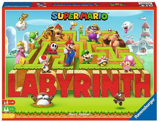 Ravensburger Super Mario Labyrinth - Engaging Family Board Game | Fun for Kids & Adults | Ages 7 and Up | Dynamic Maze Game | Stimulating Replay Value | Supports 2-4 Players