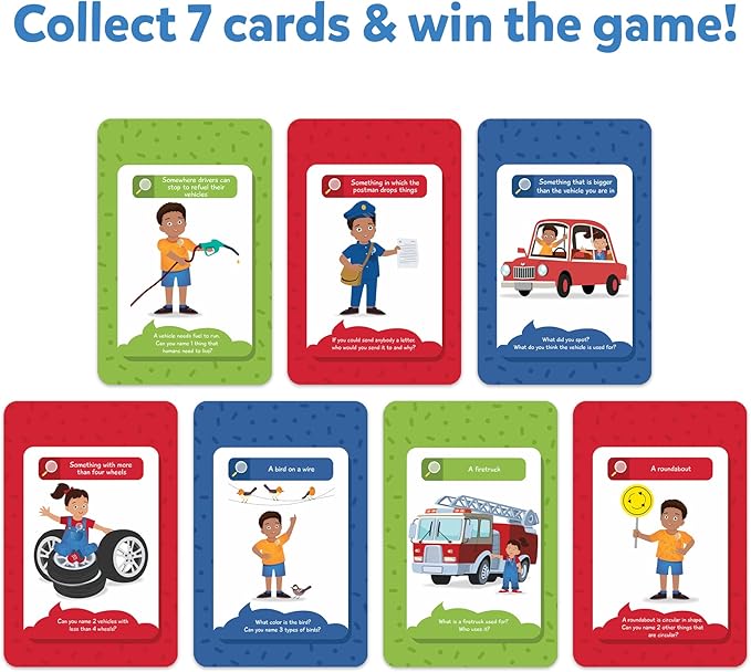 Skillmatics Scavenger Hunt Card Game - Found It Travel, Learning Toy, Gifts for Kids, Boys, Girls and Families, for Ages 4, 5, 6, 7, Perfect for Home, School, Playdates
