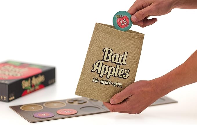 Bad Apples - Board Games - Family Games - Party Games - Games for Adults - Card Games - Strategy - Bidding & Bluffing - Game Night