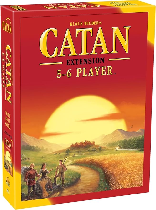 CATAN Board Game Extension Allowing a Total of 5 to 6 Players for The CATAN Board Game | Family Board Game | Board Game for Adults and Family | Adventure Board Game | Made by Catan Studio