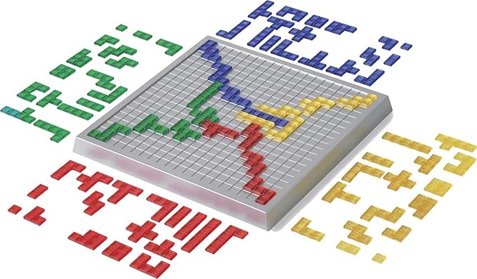 Mattel Games Blokus XL Strategy Board Game, Family Game for Kids & Adults with Colorful Oversized Pieces & Just One Rule (Amazon Exclusive)
