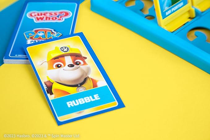 Guess Who? PAW Patrol Board Game, Featuring Chase, Rocky, Skye, and More, Officially Licensed Nickelodeon PAW Patrol Game, Family-Friendly Children's Mystery Game of Deduction, Ages 6 & Up