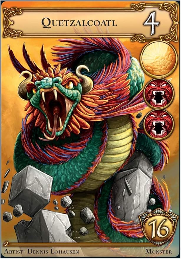 AMIGO Games Richard Garfield's Carnival of Monsters - Deck Building & Set Collecting Board Game - Explore Magical Lands & Capture Exotic Beasts 240 Cards | Ages 12+ | 2-5 Players