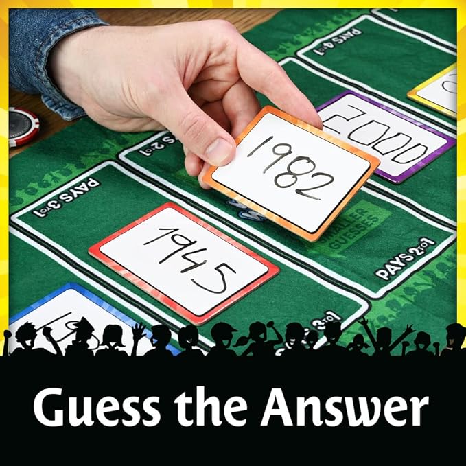 North Star Games Wits & Wagers Deluxe Board Game Award Winning Trivia Game - 4+ Players - Ultimate Party Game for Family, Teens and Adults.