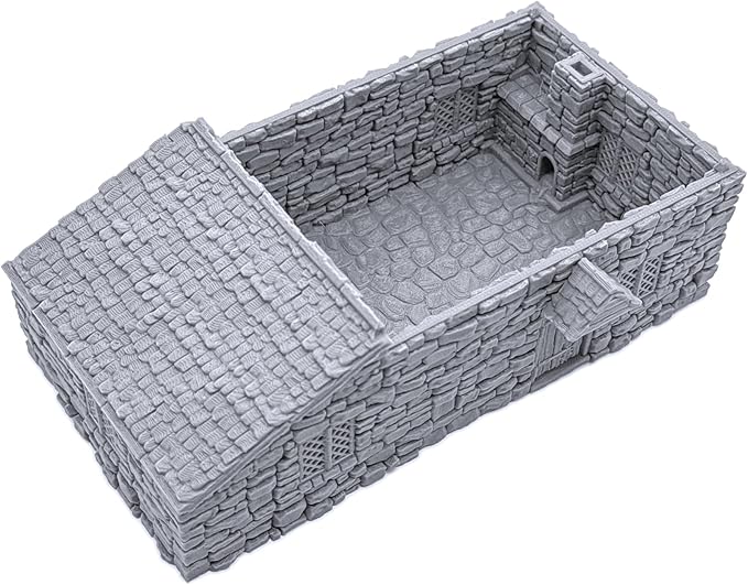 EnderToys Crow Cottage by Printable Scenery, 3D Printed Tabletop RPG Scenery and Wargame Terrain 28mm Miniatures
