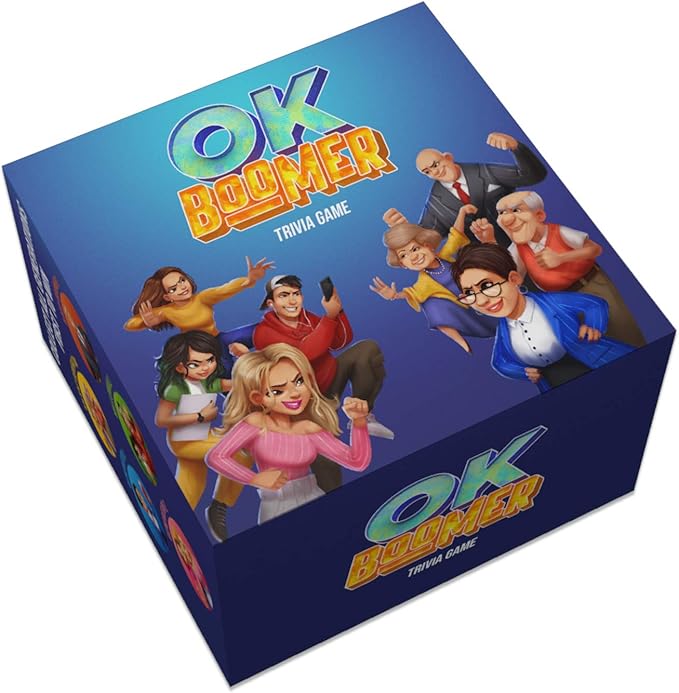 QUOKKA OK Boomer Family Game - Volume II - Board Games for Family Night - Trivia Card Games for Adults & Families Volume ll - Fun Party Millennials vs Boomers Game for All Ages 15+