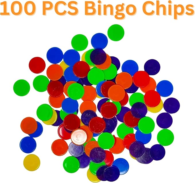 Premium Lotería Mexican Bingo Game Set - Complete with 100 Bingo Chips for 20 Players - Authentic Lotería de Lujo Mexicana - Colorful Loteria Cards (Jumbo + 100 Chips)