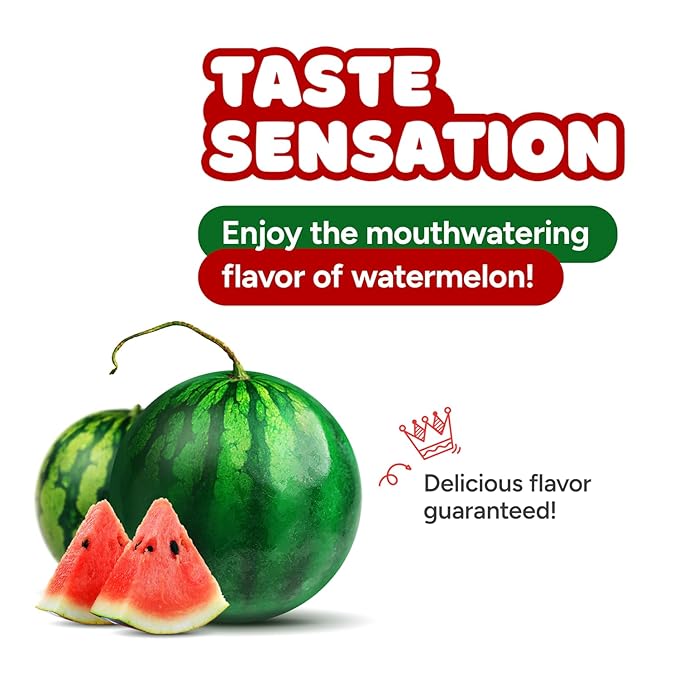 Gumballs for Gumball Machine Refills - Watermelon Large Gumball - 1 Inch Gum Ball for Vending Machine - Assorted Colors Chewing Gum - Bubble Gum Bulk 1.7 Lb