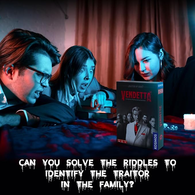 Masters of Crime: Vendetta | Murder Mystery Game | Mafia | Co-op Game | 1+ Players | Ages 16+