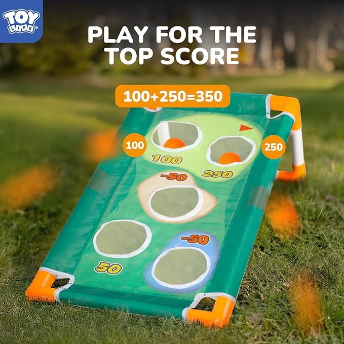 TOY Life Kids Golf Clubs Set with Golf Toss Game Toddler Baby Girl Golf Clubs 3-5 Baby Girl Golf Set Indoor & Outdoor Sport Toys Golf Game for Boys Girls Birthday Golf Gifts for 3 4 5 6 7 8 Years Old