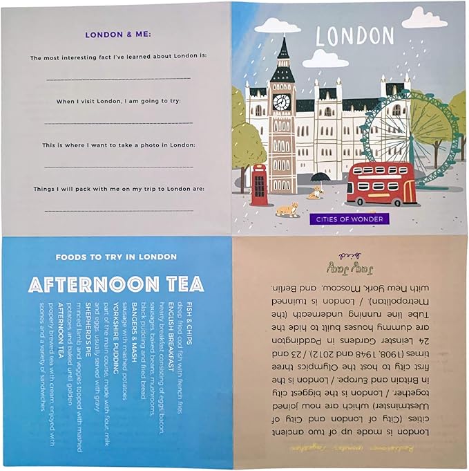 Jaq Jaq Bird Cities of Wonder Erasable Book - London