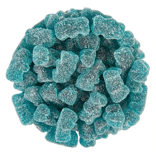 NY Spice Shop Blue Raspberry Sour Gummy Bears Bulk - 1 Pound Gummies Bears Candy - Sour Gummies Fruit Snacks - Chewy Super Candy - Flavor Gummy Candies - Gummi Bear Gift For All Occasions