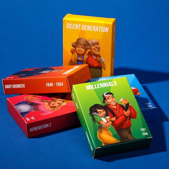 QUOKKA OK Boomer Family Game - Volume II - Board Games for Family Night - Trivia Card Games for Adults & Families Volume ll - Fun Party Millennials vs Boomers Game for All Ages 15+