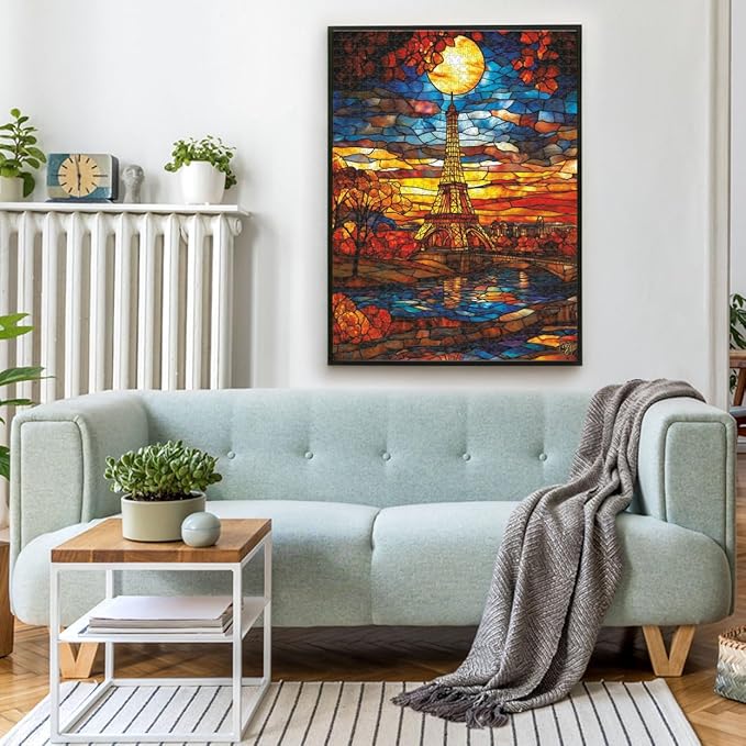 Ceaco - Sapphire Select - Francisco Caballero - Parisian Dream - 1000 Piece Jigsaw Puzzle – Challenging & Fun – Blue Core Puzzle Board – Giftable Display Box - Full Size Poster Included