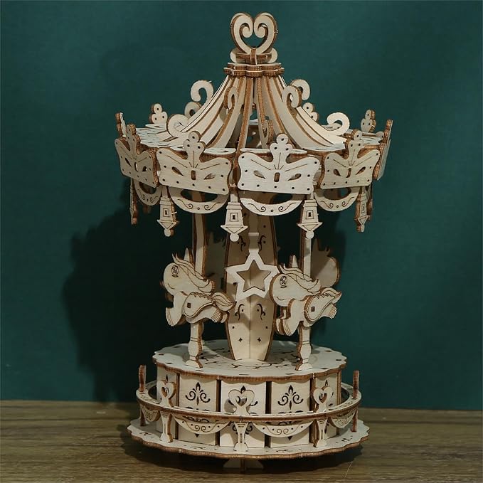 3D Wooden Puzzles Trojan Model Kits, Brainteaser and Puzzle for Christmas/Birthday,Gifts for Adults and Teens to Build Combination