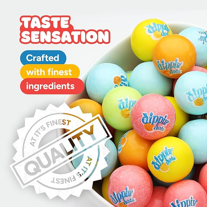 Gumballs for Gumball Machine - 1 Inch Candy Filled Gumballs - 1.7 Lb Gumball Machine Refills - 85 Pcs Candy Filled Large Gumballs Bulk - Bubble Gum Refill for Machine - Bulk Gum for Kids