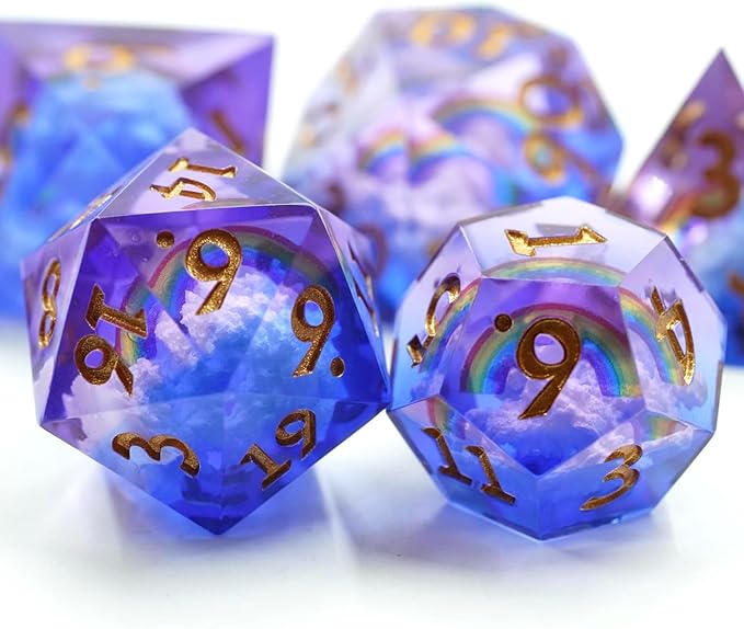 Dungeons and Dragons Game Dice,D&D Dice Set,DND Dice Gift Set for Role Playing Table Games