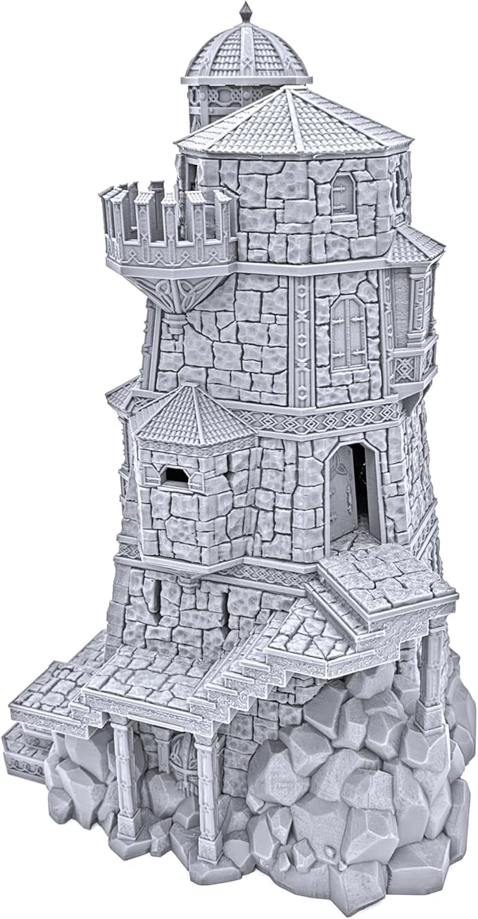 EnderToys Ironhelm Fortress by Printable Scenery, 3D Printed Tabletop RPG Scenery and Wargame Terrain 28mm Miniatures
