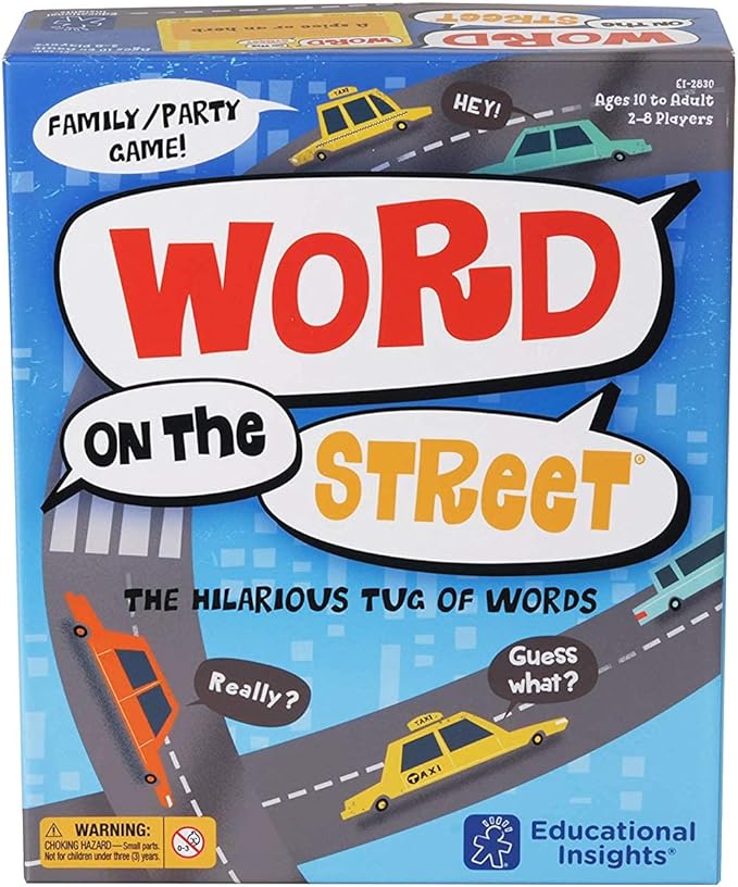 Educational Insights Word on the Street, Word Game for Family Game Night, Ages 10+