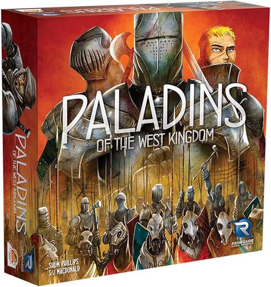 Paladins of The West Kingdom Strategy Board Game, 1-4 Players, Ages 12 and Up, 90-120 Min Play Time, Most Victory Points Win, Build Outposts, Fortifications, Commission Monks, & Confront Outsiders