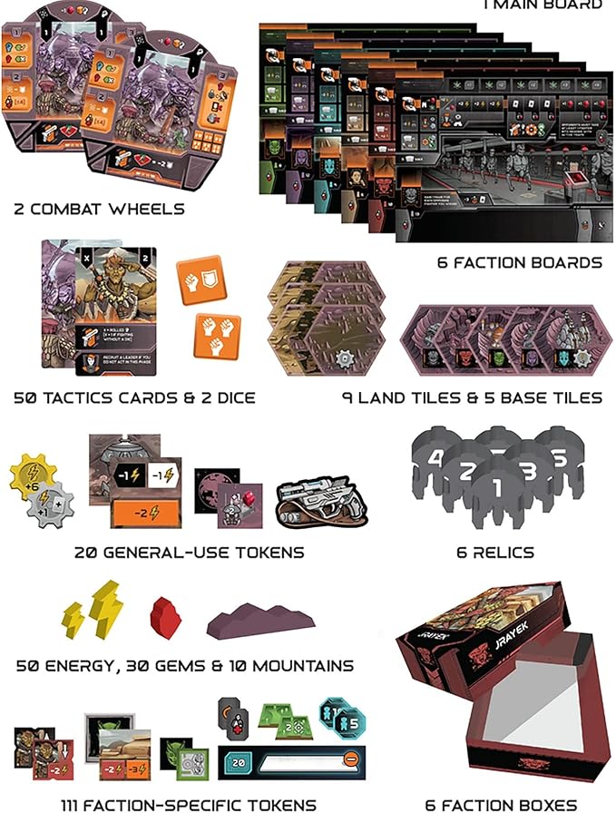 Renegade Game Studios Circadians: Chaos Order - Strategy Boardgame, Ages 14+, 2-5 Players, 120-240 Min