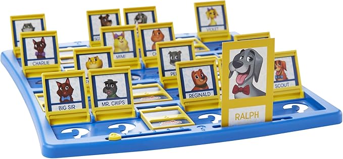 Hasbro Gaming Guess Who? Board Game, with People and Pets Cards, The Original Guessing Game for Kids, Ages 6 and Up (Amazon Exclusive)